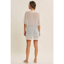Load image into Gallery viewer, Seaside Bloom Knit Kimono Cardigan
