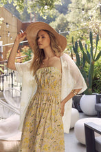 Load image into Gallery viewer, Seaside Bloom Knit Kimono Cardigan
