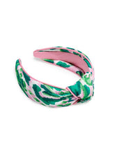 Load image into Gallery viewer, WATERCOLOR KNOTTED HEADBAND: GREEN
