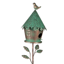 Load image into Gallery viewer, Birdhouse Garden Stake
