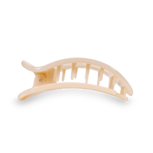 Load image into Gallery viewer, Almond Beige Small Flat Round Clip
