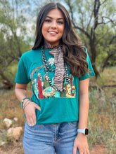 Load image into Gallery viewer, Callie's Oh Holy Night Nativity Tee: Jade / L
