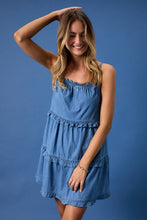Load image into Gallery viewer, SLEEVELESS DENIM DRESS
