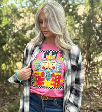 Load image into Gallery viewer, Callie's Checkered Nutcracker Tee: Charity Pink / L
