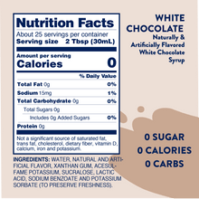 Load image into Gallery viewer, Sugar Free White Chocolate Syrup
