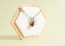 Load image into Gallery viewer, Stainless Steel Paperclip Carabiner Charm Holder Necklace: Gold / 18"+2"

