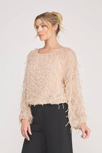 Load image into Gallery viewer, Long Sleeve Blouse: Almond / S
