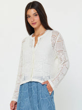 Load image into Gallery viewer, Open Knit Button Down Cardigan
