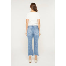 Load image into Gallery viewer, CROPPED JEANS WITH RAW HEM: Mica

