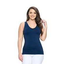 Load image into Gallery viewer, Reversible V or U Neckline Seamless Tank
