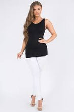 Load image into Gallery viewer, Reversible V or U Neckline Seamless Tank
