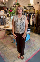Load and play video in Gallery viewer, Natalie Animal Print Vest
