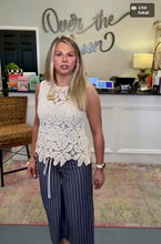 Load and play video in Gallery viewer, Sequin Crochet Top
