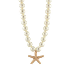 Load image into Gallery viewer, Bold &amp; Textured Starfish Pearl Necklace
