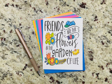 Load image into Gallery viewer, Friendship Garden Note Cards: Colorful

