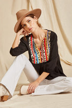 Load image into Gallery viewer, /Leopard Embroidered Top

