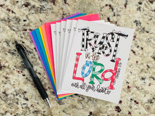 Load image into Gallery viewer, Trust In The Lord Note Cards: Colorful
