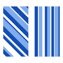 Load image into Gallery viewer, Blue Striped Quick Dry Beach Towel: Blue
